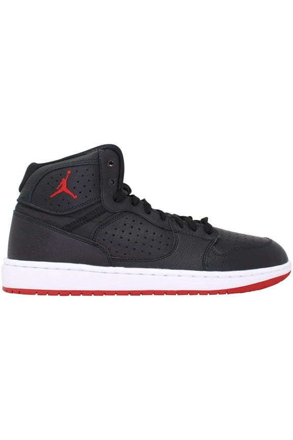 Jordan Access Black/Gym Red-White AR3762-001 Men's Size 10 Medium