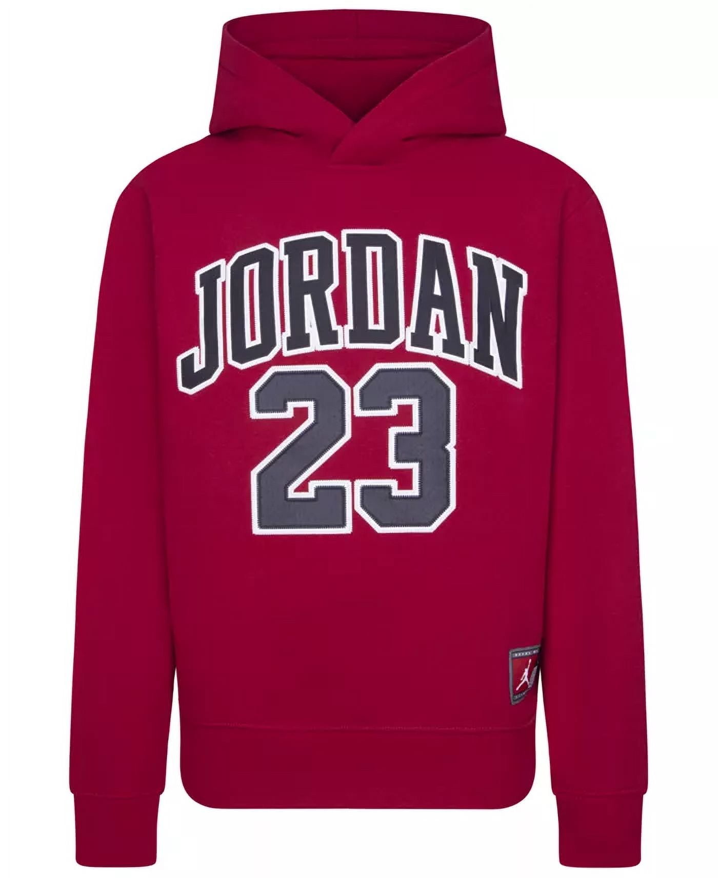 Nike Jordan Boys 23 Fleece Pullover Hoodie Red Medium 95C479-R78