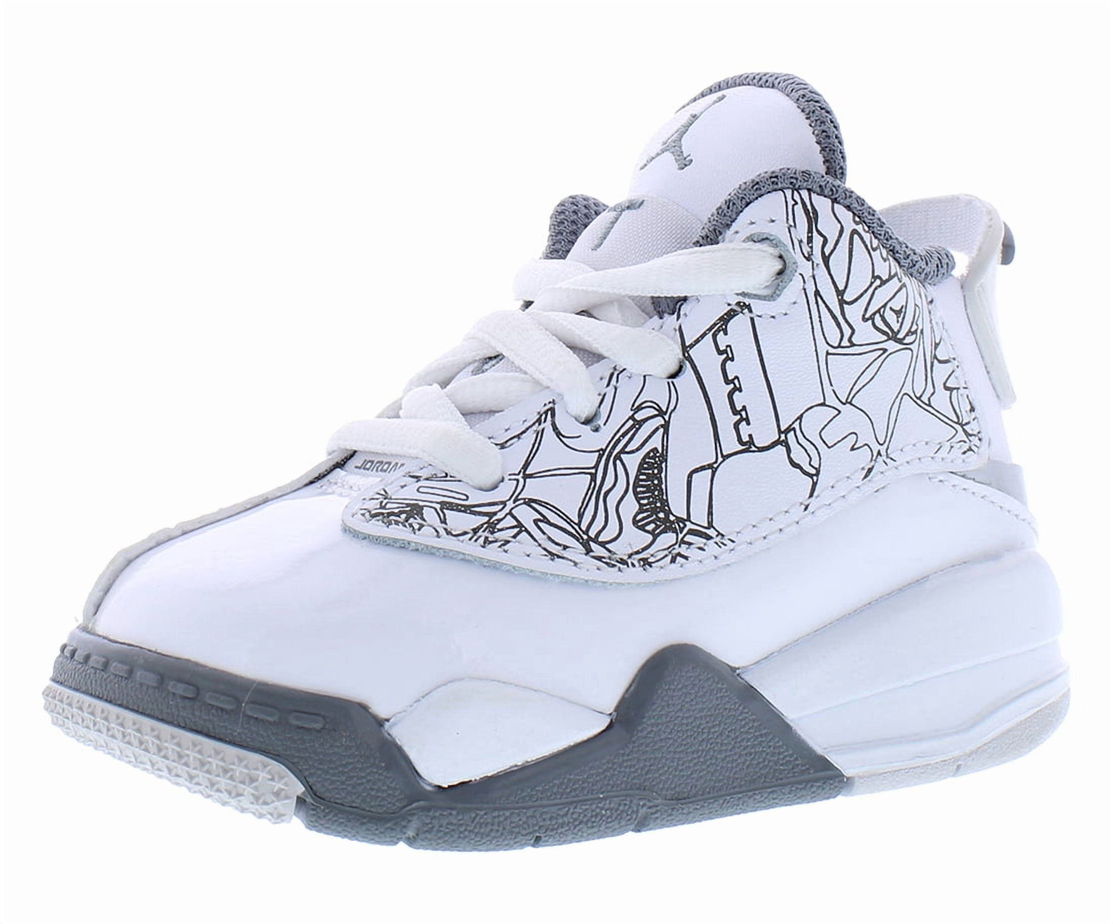 Nike Jordan Dub Zero Infant/Toddler Shoes Size 7, Color: White