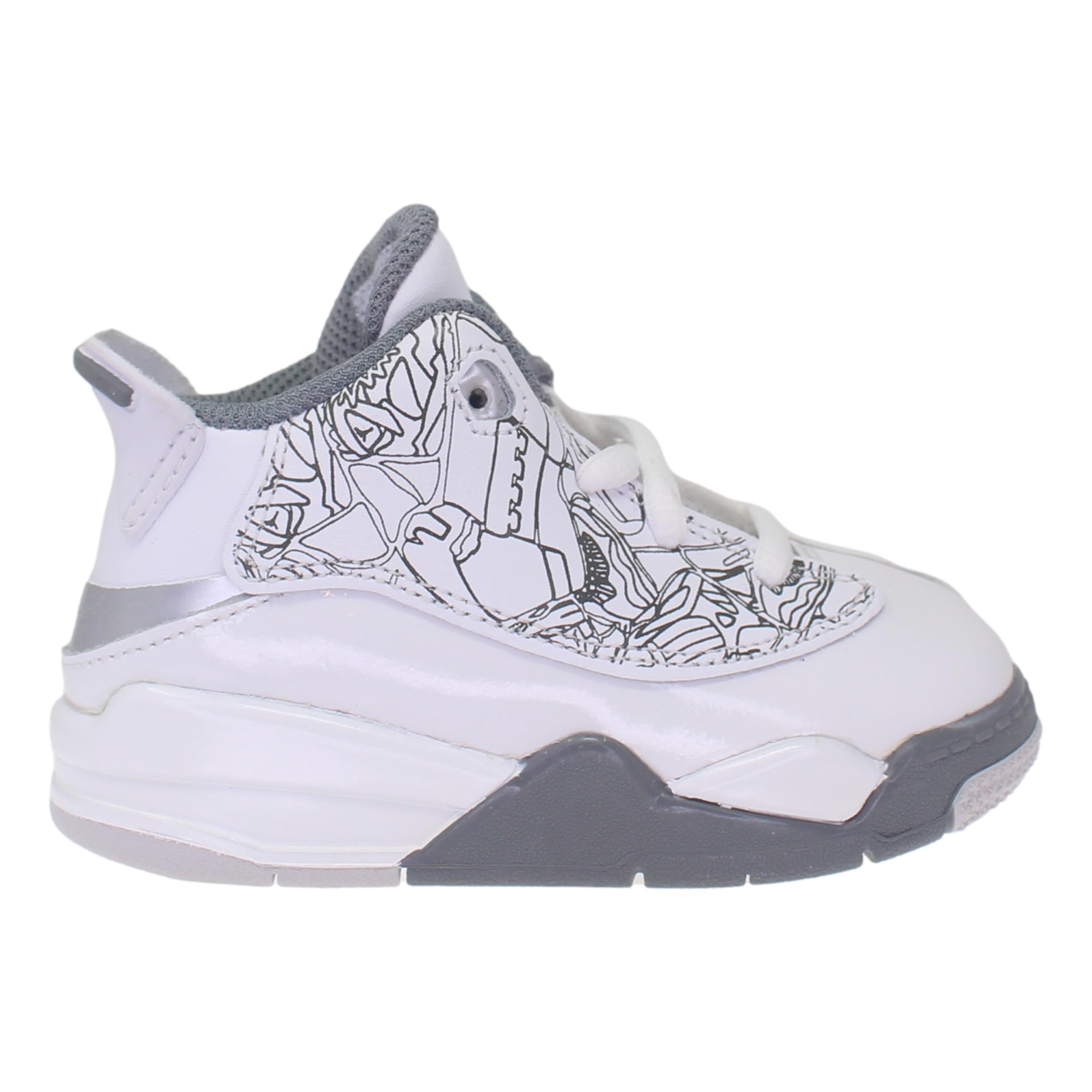 Nike Jordan Dub Zero White/Cool Grey DV1358-107 Toddler Size 7C Medium ...