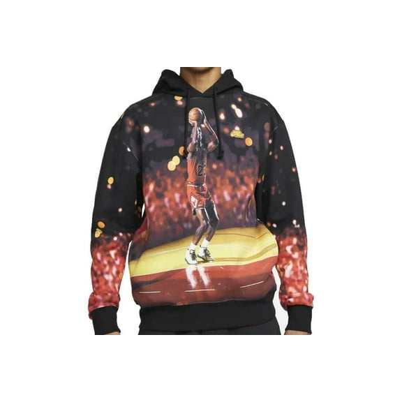 Jordan Jumpman Men's Fleece Pullover Hoodie Color: Black Size: XL