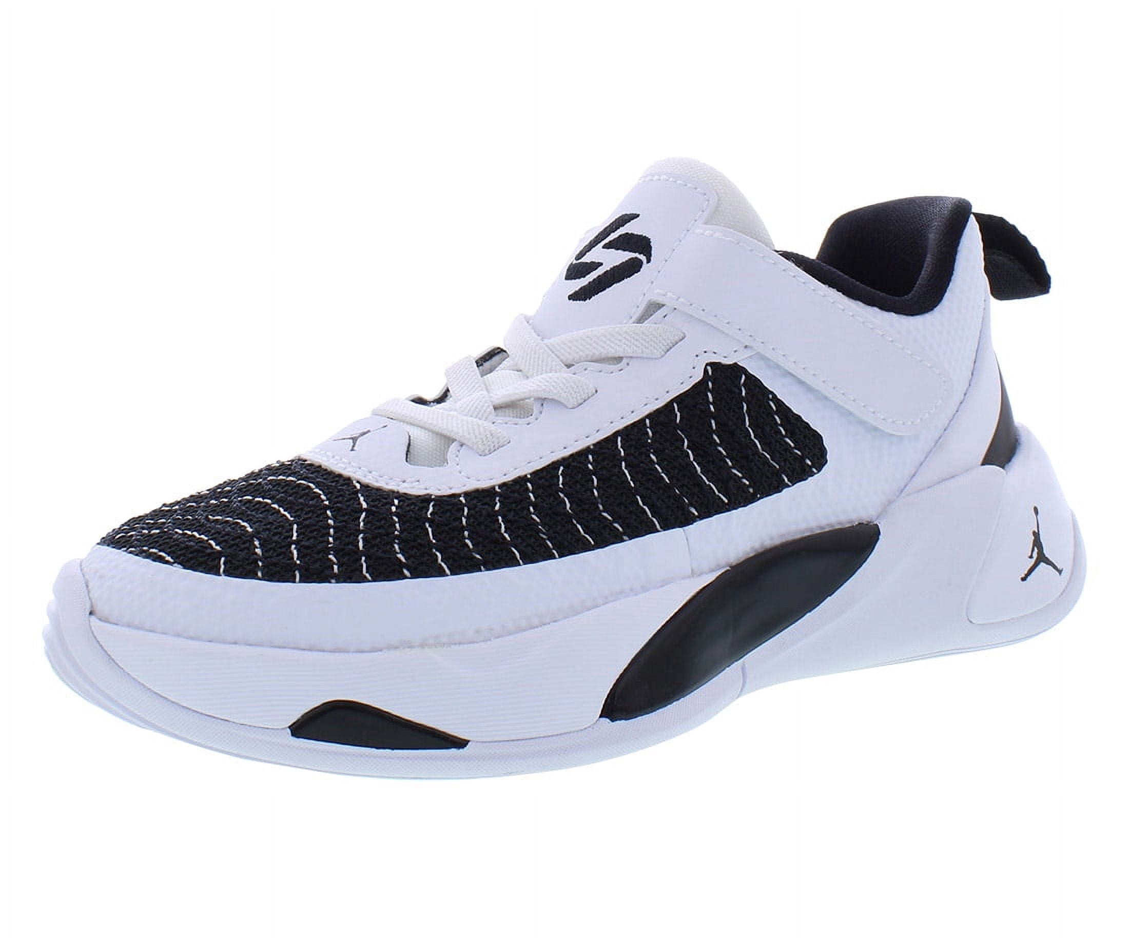 Nike Jordan Luka 1 PS Girls Shoes Size 11, Color: White/Black/Volt