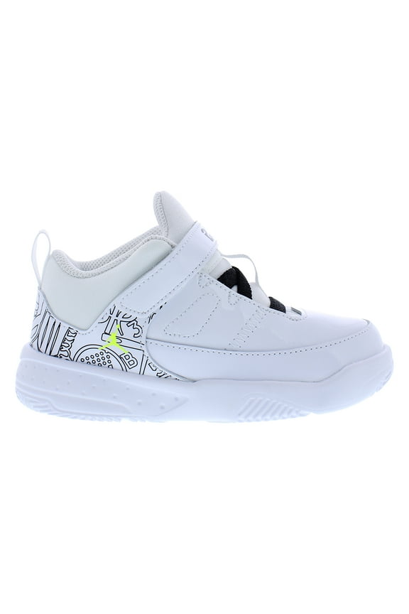 Jordan Max Aura 3 SE Infant/Toddler Shoes Size 10, Color: White/Black/Hyper Violet