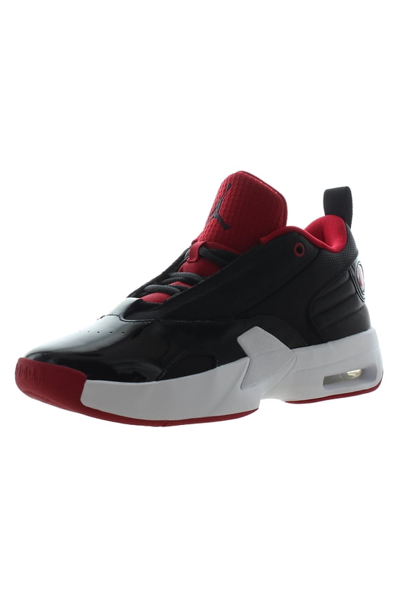 Jordan Mens Jordan Max Aura 6 - Mens Basketball Shoes Black/White/Red Size 9.5