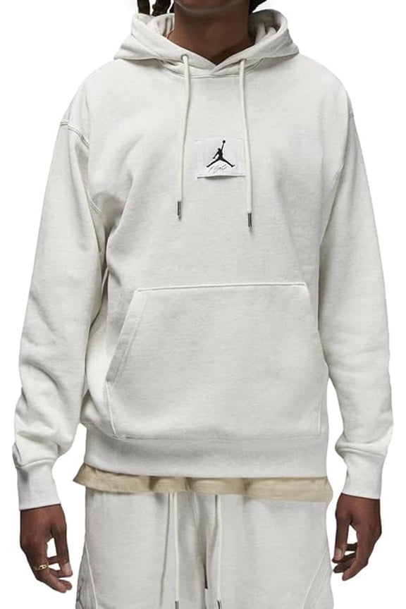Jordan Men's Essential Statement Hoodie -Medium, Sail/Heather