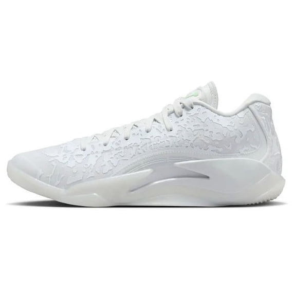Nike Jordan Men's Zion 3 Shoes, White/Vapor Green-Off White,9.5