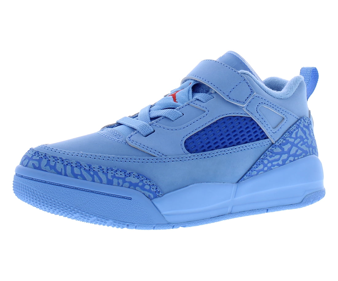 Nike Jordan Spizike Low PS Boys Shoes Size 3, Color: Football Blue/Fountain Blue