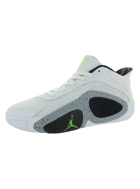 Jordan Tatum 2 GS Boys Shoes Size 7, Color: White/Electric Green/Black