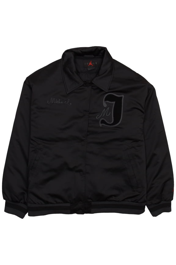 Jordan Women's Varsity Jacket Black Gym Red M