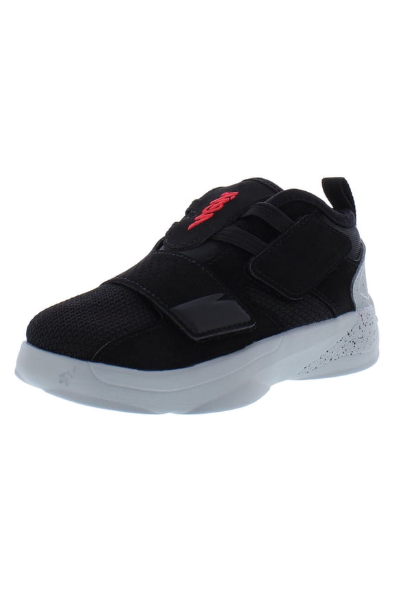 Jordan Zion 2 Infant/Toddler Shoes Size 8, Color: Black/Siren Red/Black