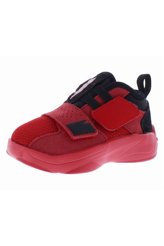 Jordan Zion 2 Infant/Toddler Shoes Size 8, Color: University Red/Black