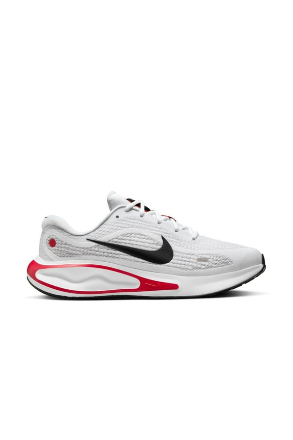Journey Run Men's Road Running Shoes Color: White Black Red Size: 10