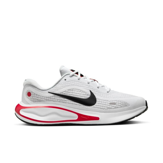 Nike Journey Run Men's Road Running Shoes Color: White Black Red Size: 8.5