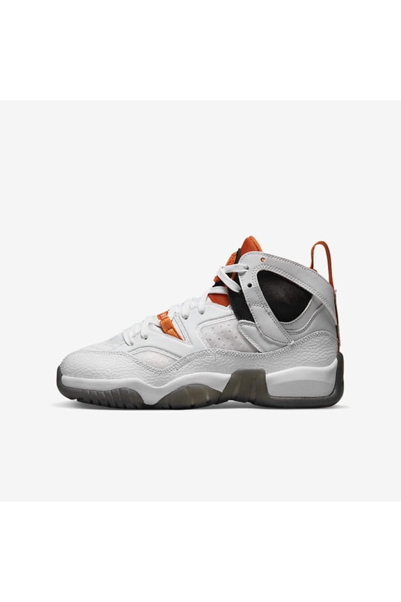 Jumpman Two Trey (GS) DQ8431-108 Big Kids White Orange Sneaker Shoes NR5568