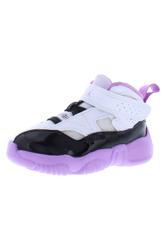 Jumpman Two Trey Infant/Toddler Shoes Size 4, Color: White/Black/Barely Grape