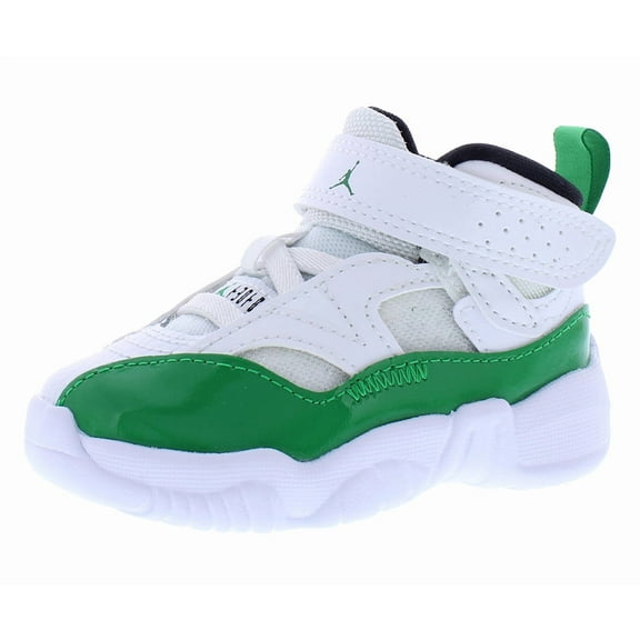 Nike Jumpman Two Trey Infant/Toddler Shoes Size 5, Color: White/Lucky Green/Black