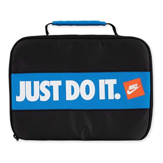 Nike Just Do It Bumper Sticker Fuel Pack Insulated Lunch Bag, Photo Blue