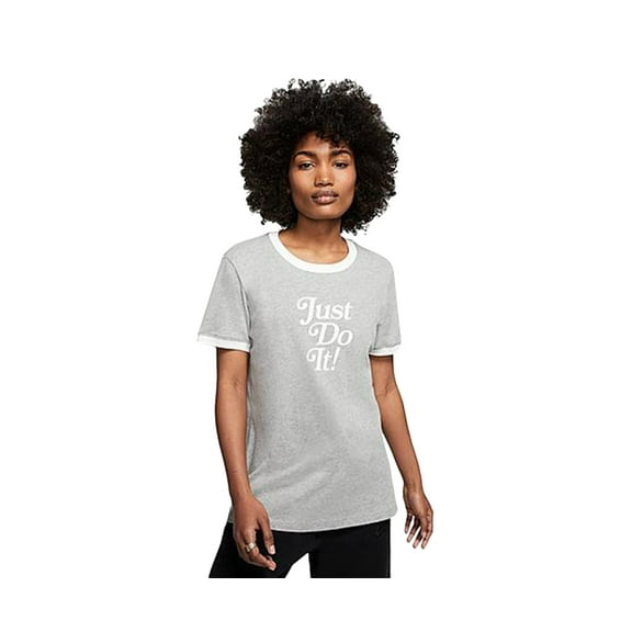 Nike Just Do It Ringer Womens Active Shirts & Tees