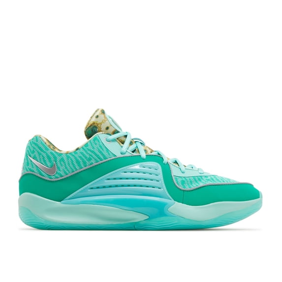 Nike KD 16 NRG Men's Shoes, Mint Foam/Metallic Silver/Emerald Rise/Stadium Green/Pure, Size 7.5