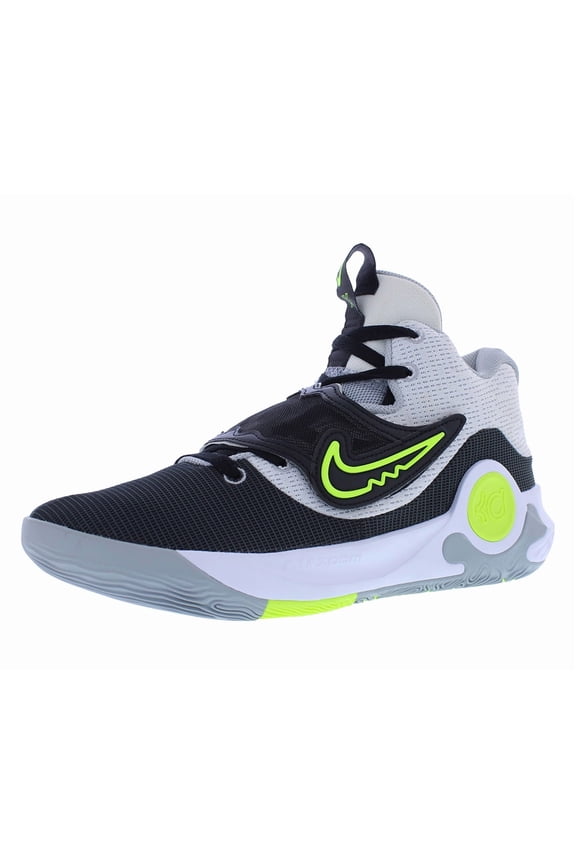 KD Trey 5 X Unisex Shoes Size 8.5, Color: White/Volt/Black/Wolf Grey