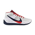 thumbnail image 1 of Nike KD13 "USA" Men's Basketball Shoes White-Sport Red-Obsidian ci9948-101, 1 of 6