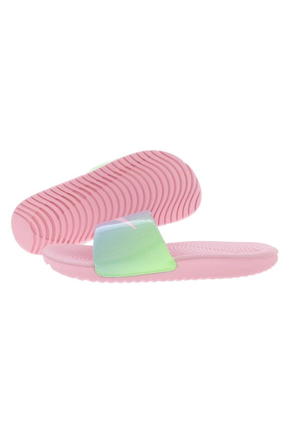Kawa Slide SE2 GS Girls Shoes Size 11, Color: Arctic Punch/Light Armory Blue/Light Liquid Lime/Arctic Punch