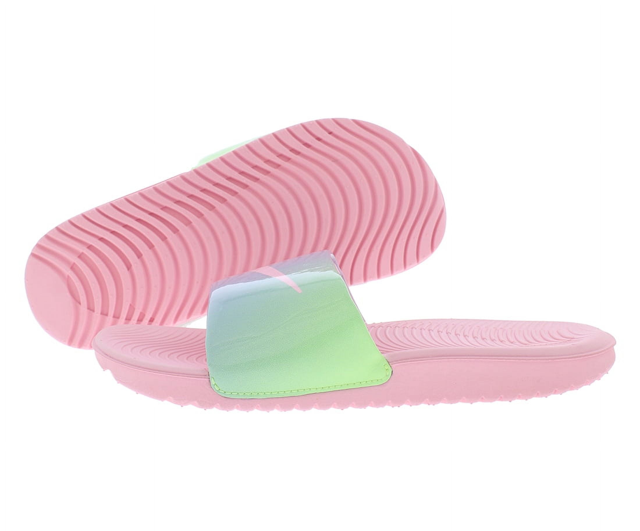 Nike Kawa Slide Se 2 PS Girls Shoes Size 6, Color: Pink