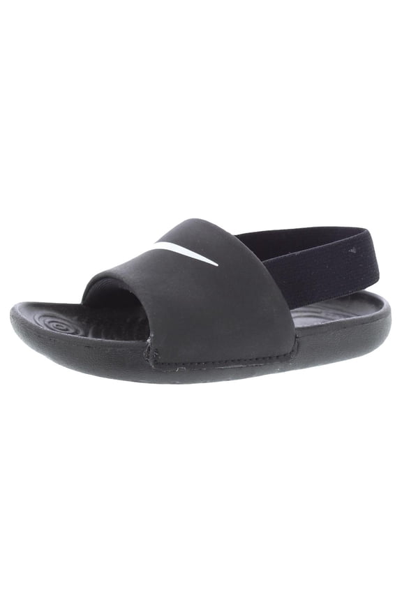 Kawa Slide TD Kids Black/White/White/White BV1094-001 (Size: 8C)