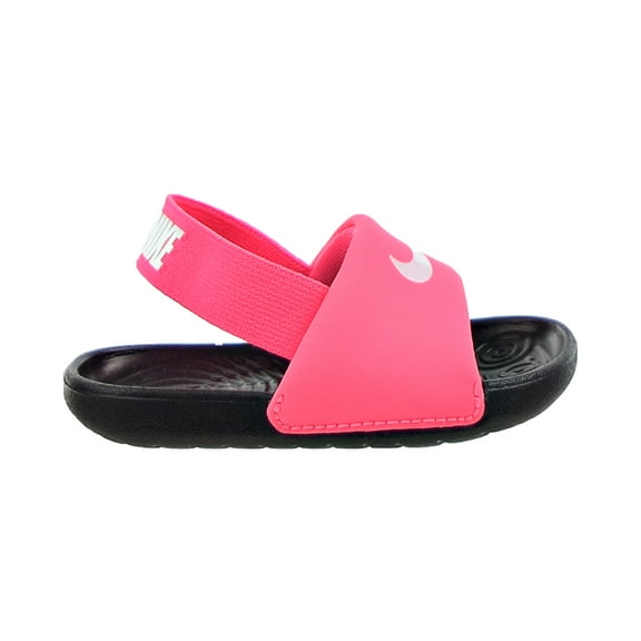 Nike Kids Kawa Slides Sport Sandal, Digital Pink/White-Black, 9 US Unisex Toddler