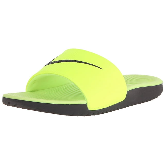 Nike Kawa Youth Slides Green | Black Size 6