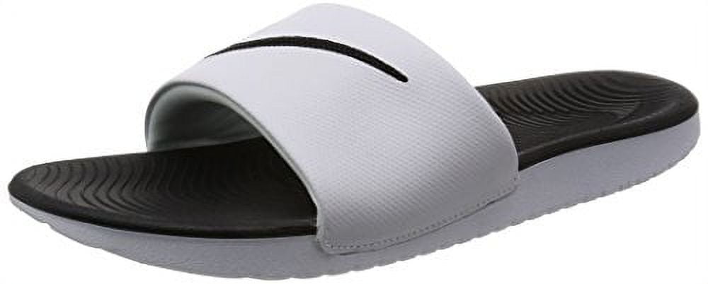 Nike Kawa Youth Slides White | Black Size 3