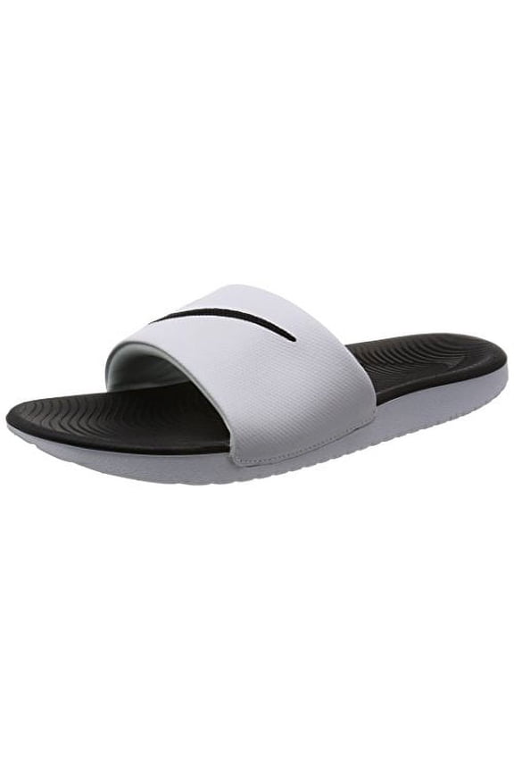 Kawa Youth Slides White | Black Size 3