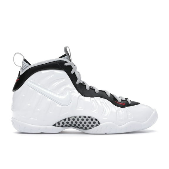 Nike Kid's Air Foamposite Pro White Black University Red Basketball Shoes, from StockX