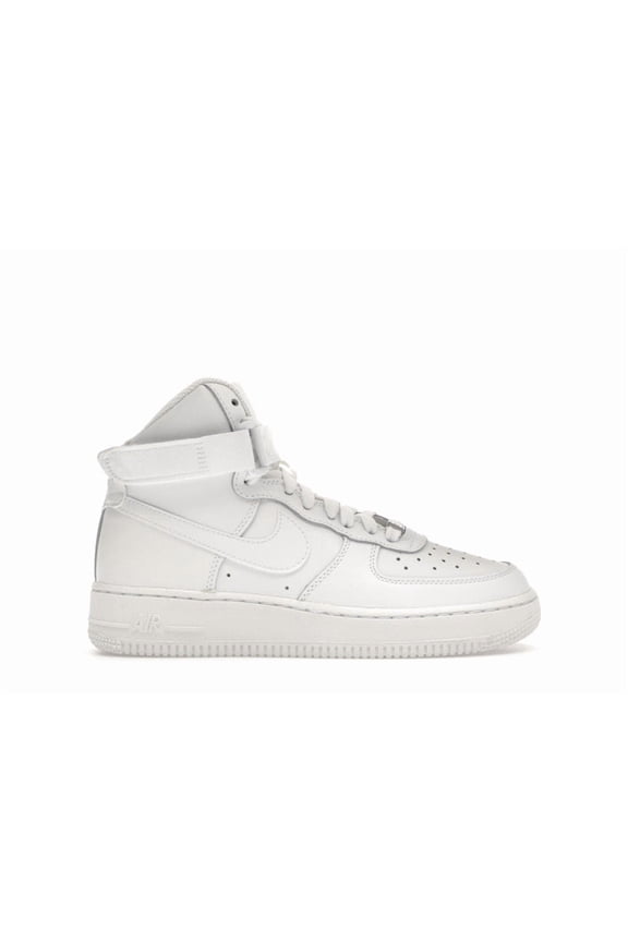 Kid's Air Force 1 High LE Triple White Shoes, from StockX