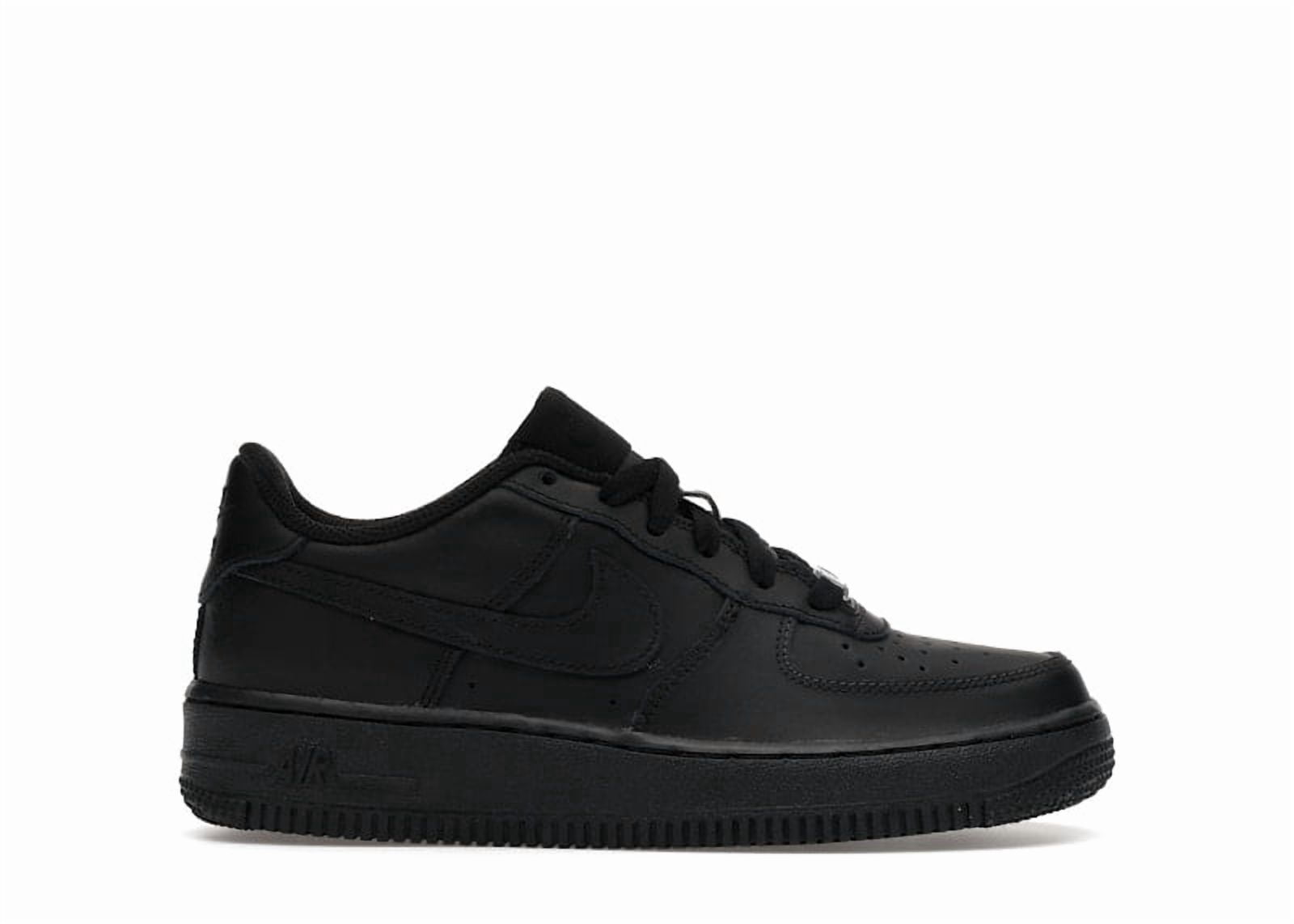 Nike Kid's Air Force 1 Low LE Black Basketball Shoes, from StockX