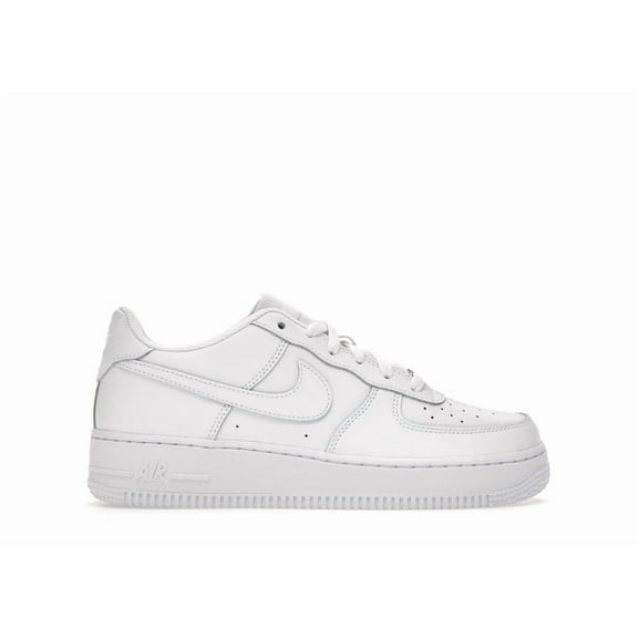 Nike Kid's Air Force 1 Low LE Triple White Basketball Shoes, from StockX