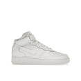 thumbnail image 1 of Nike Kid's Air Force 1 Mid LE Triple White Shoes, from StockX, 1 of 5