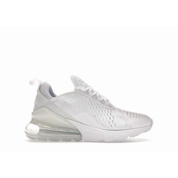 Nike Kid's Air Max 270 White Metallic Silver Running Shoes, from StockX