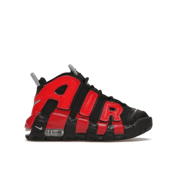 Nike Kid's Air More Uptempo Alternates Black Varsity Red Basketball Shoes, from StockX