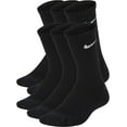 thumbnail image 1 of Nike Kid's Boy's Socks, Black/White (6 Pack), 1 of 7