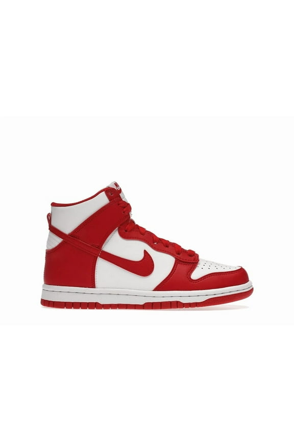 Kid's Dunk High Championship White Red (White Tongue Tag) Shoes, from StockX