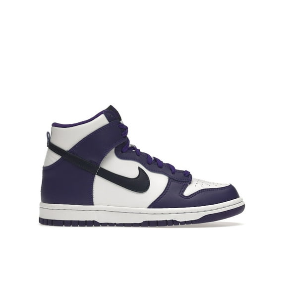 Nike Kid's Dunk High Electro Purple Midnight Navy Shoes, from StockX