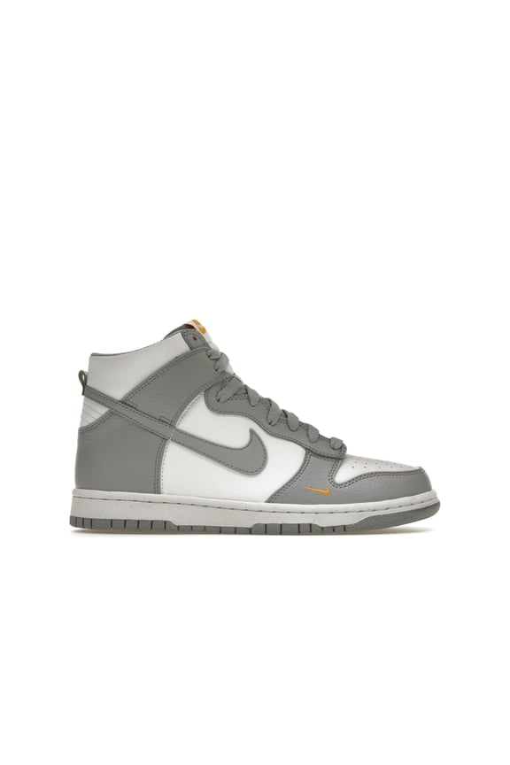 Kid's Dunk High Next Nature Wolf Grey Marigold Shoes, from StockX