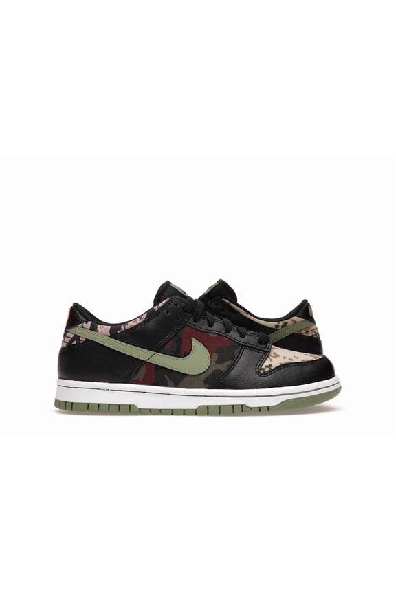 Kid's Dunk Low Crazy Camo Shoes, from StockX