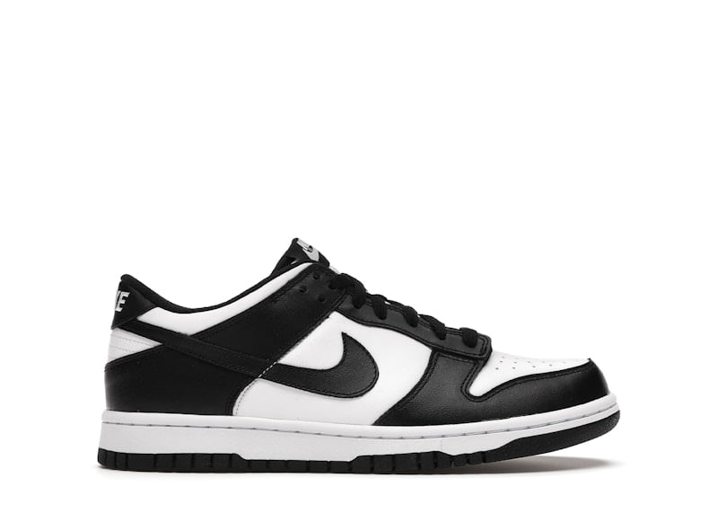 Nike Kid's Dunk Low Retro White Black Panda, from StockX