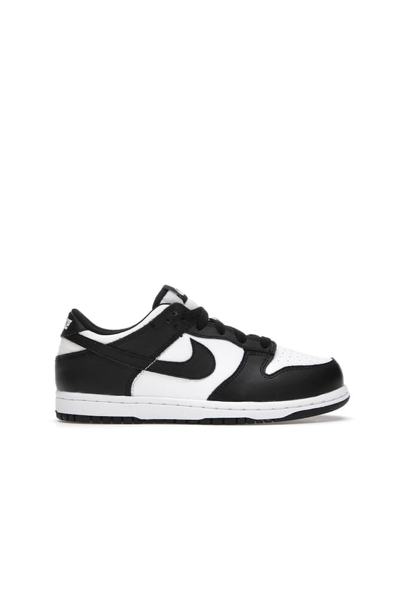 Kid's Dunk Low Retro White Black Panda Shoes, from StockX