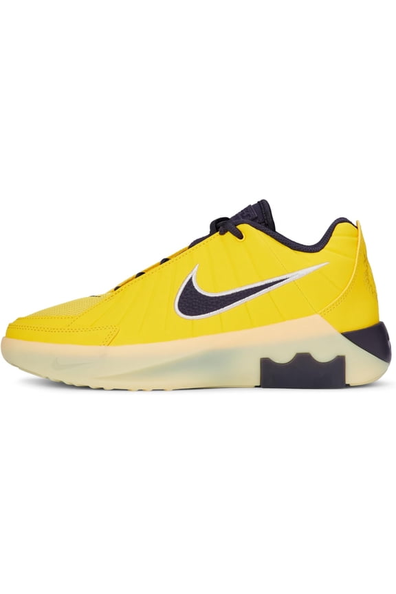 Unisex Kids' Lebron Witness IX Basketball Shoes - Boys and Girls Sneakers (HV2270-700) Amarillo Yellow/Cave Purple