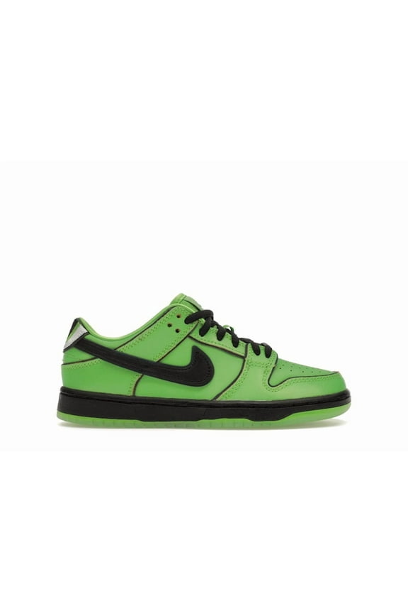 Kid's SB Dunk Low The Powerpuff Girls Buttercup Skateboarding Shoes, from StockX