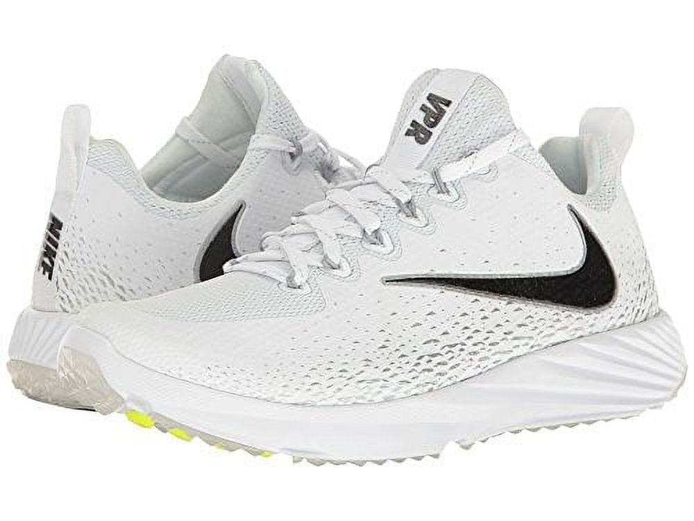 Nike Kid s Vapor Speed Turf BG White Black Metallic SIlver 4 Y