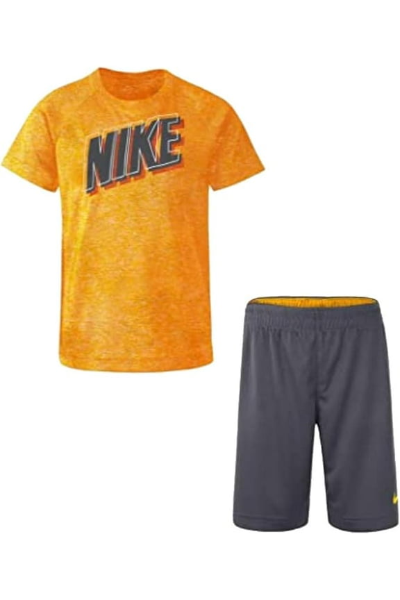 Kids Boy's Sport Short Sleeve Tee & Shorts Set